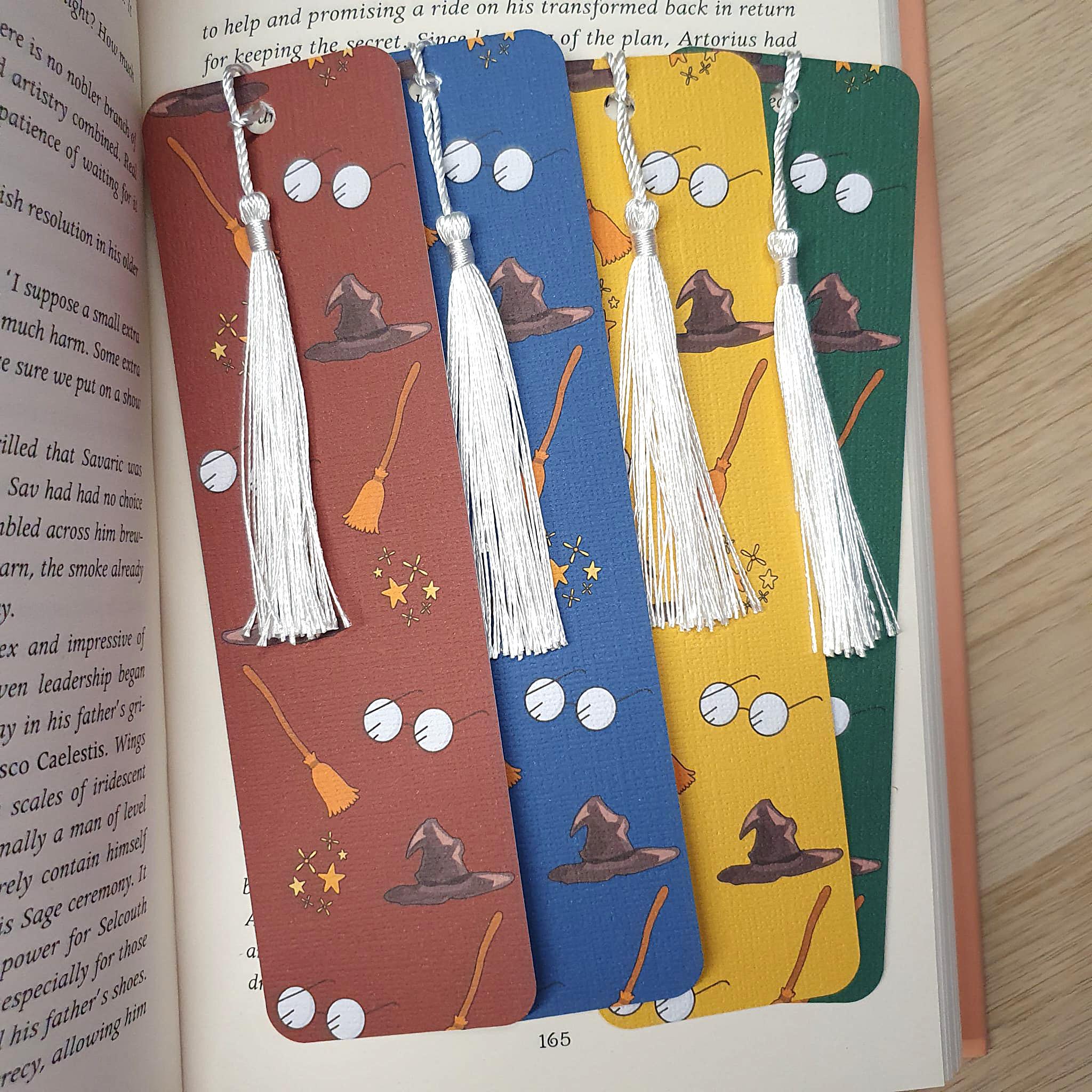 Hogwarts Houses Harry Potter Inspired Bookmark Bundle