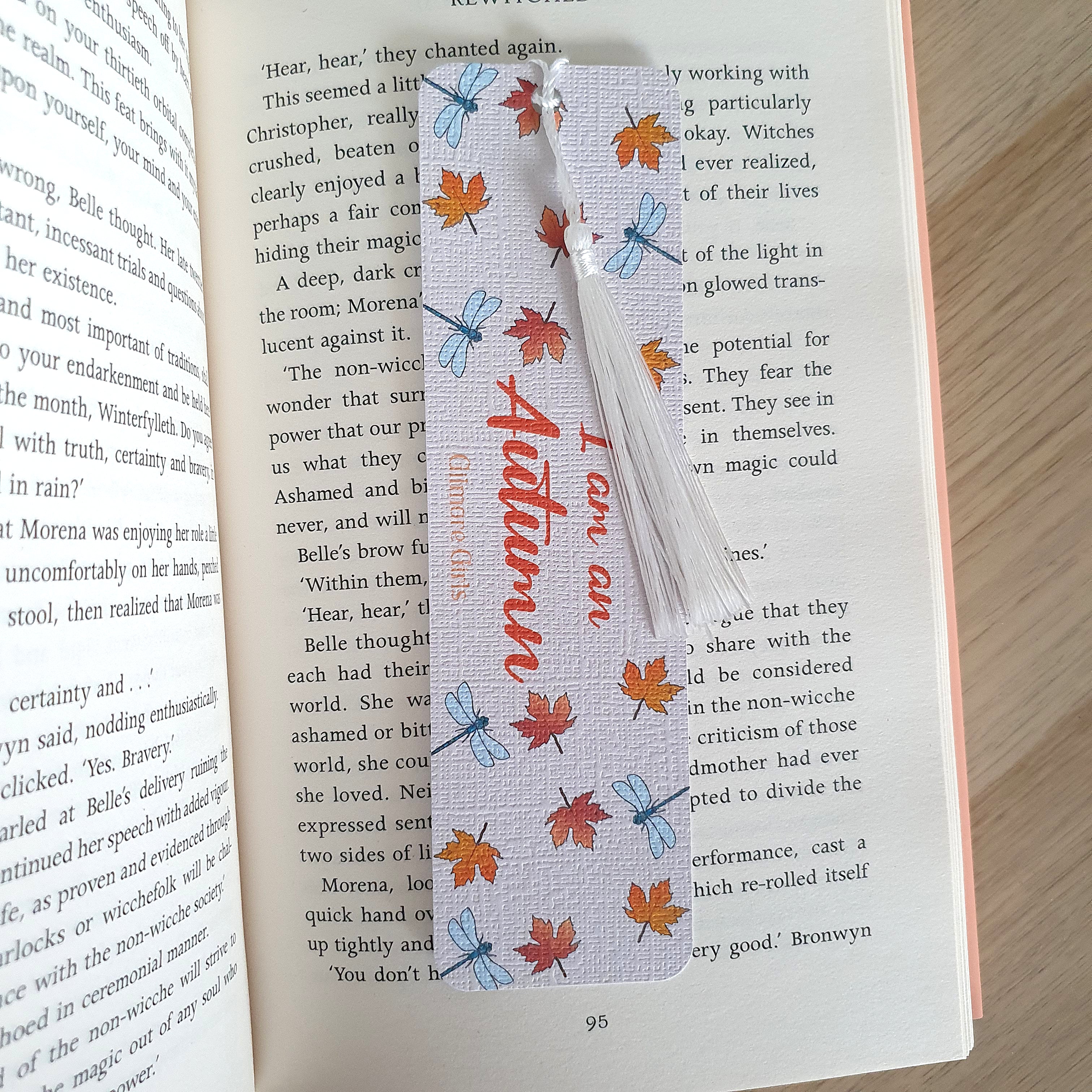 I am an Autumn Gilmore Girls Inspired Bookmark