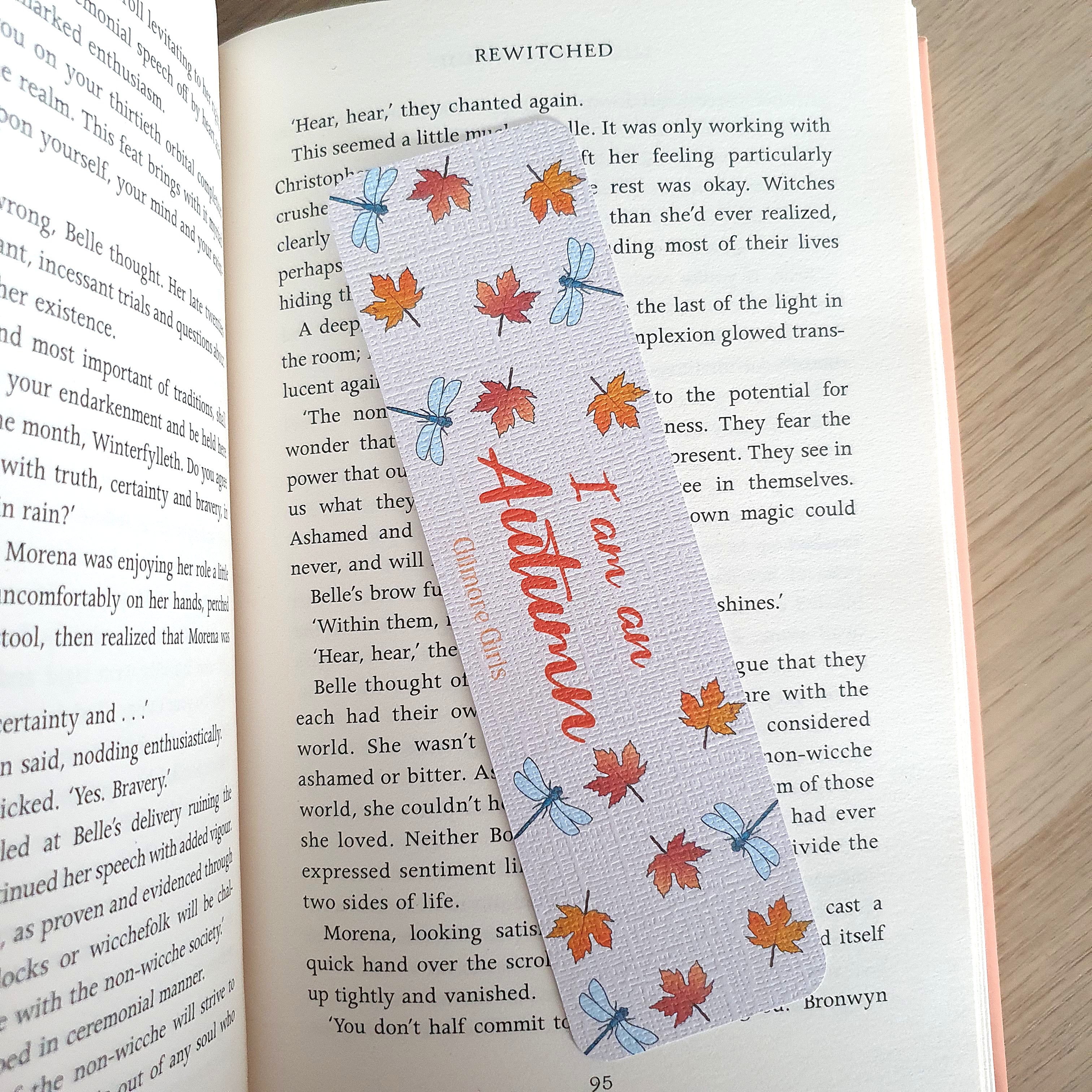 I am an Autumn Gilmore Girls Inspired Bookmark
