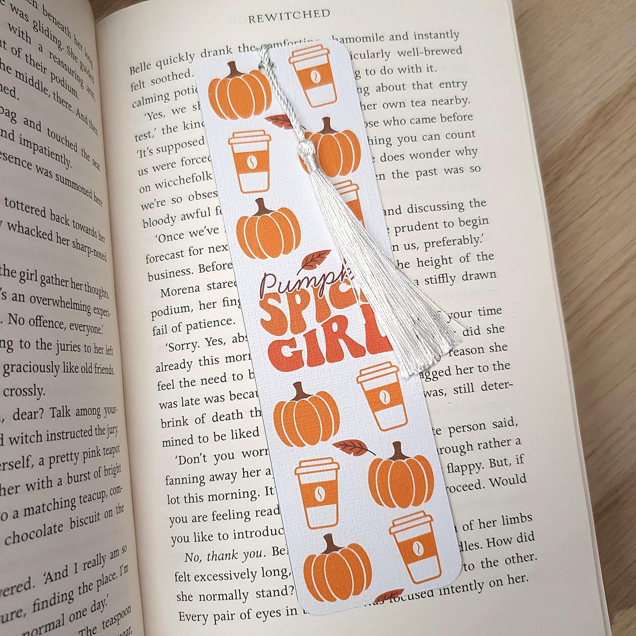 Pumpkin Spice Girl Bookmark