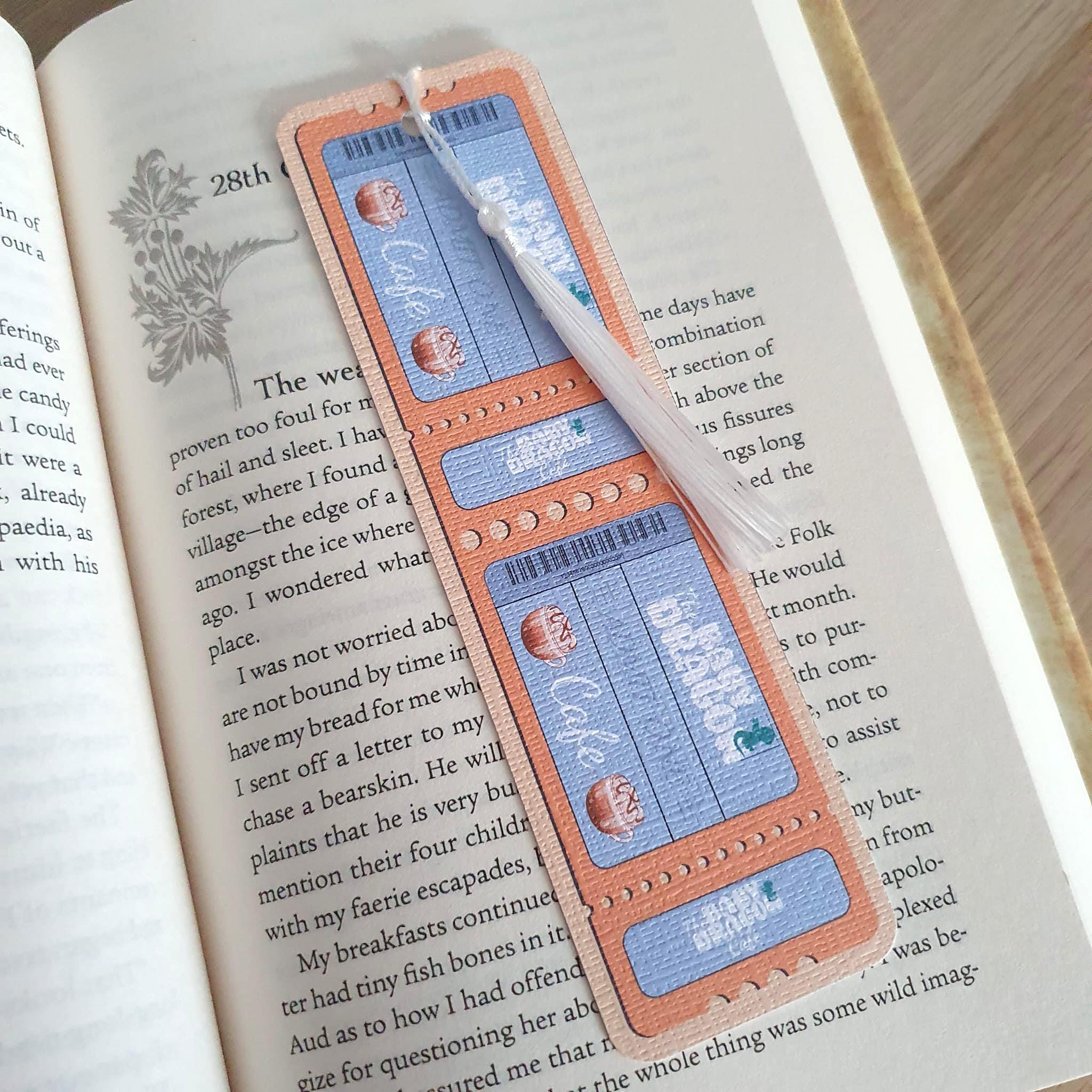 Baby Dragon Café Themed Ticket Bookmark