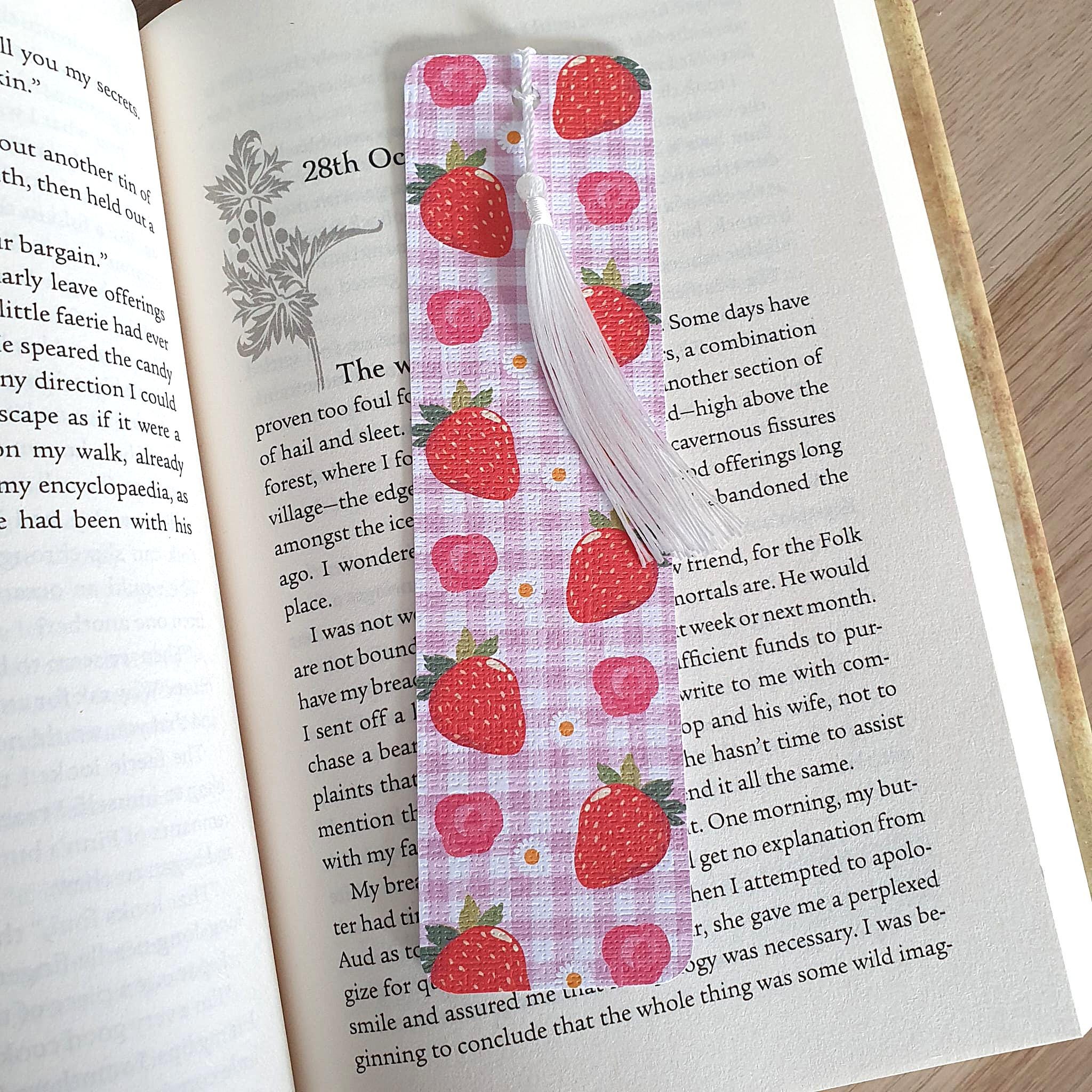 Sweet Strawberry Bookmark