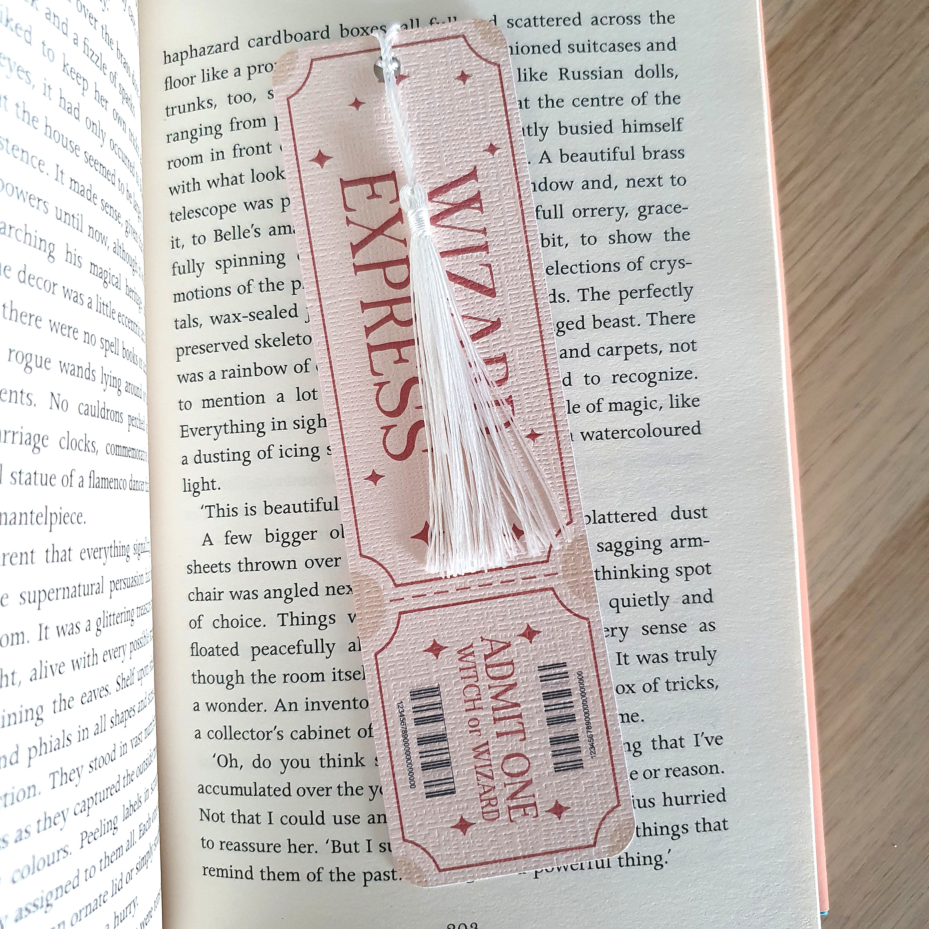 Wizard Express Ticket Bookmark