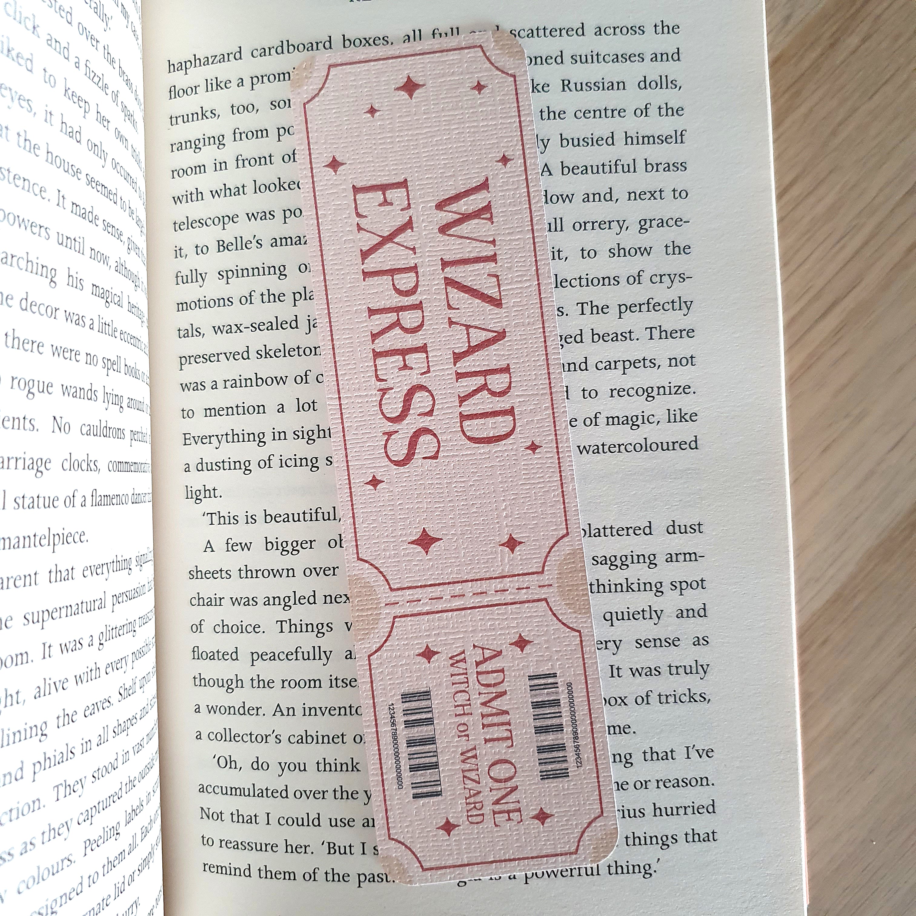 Wizard Express Ticket Bookmark