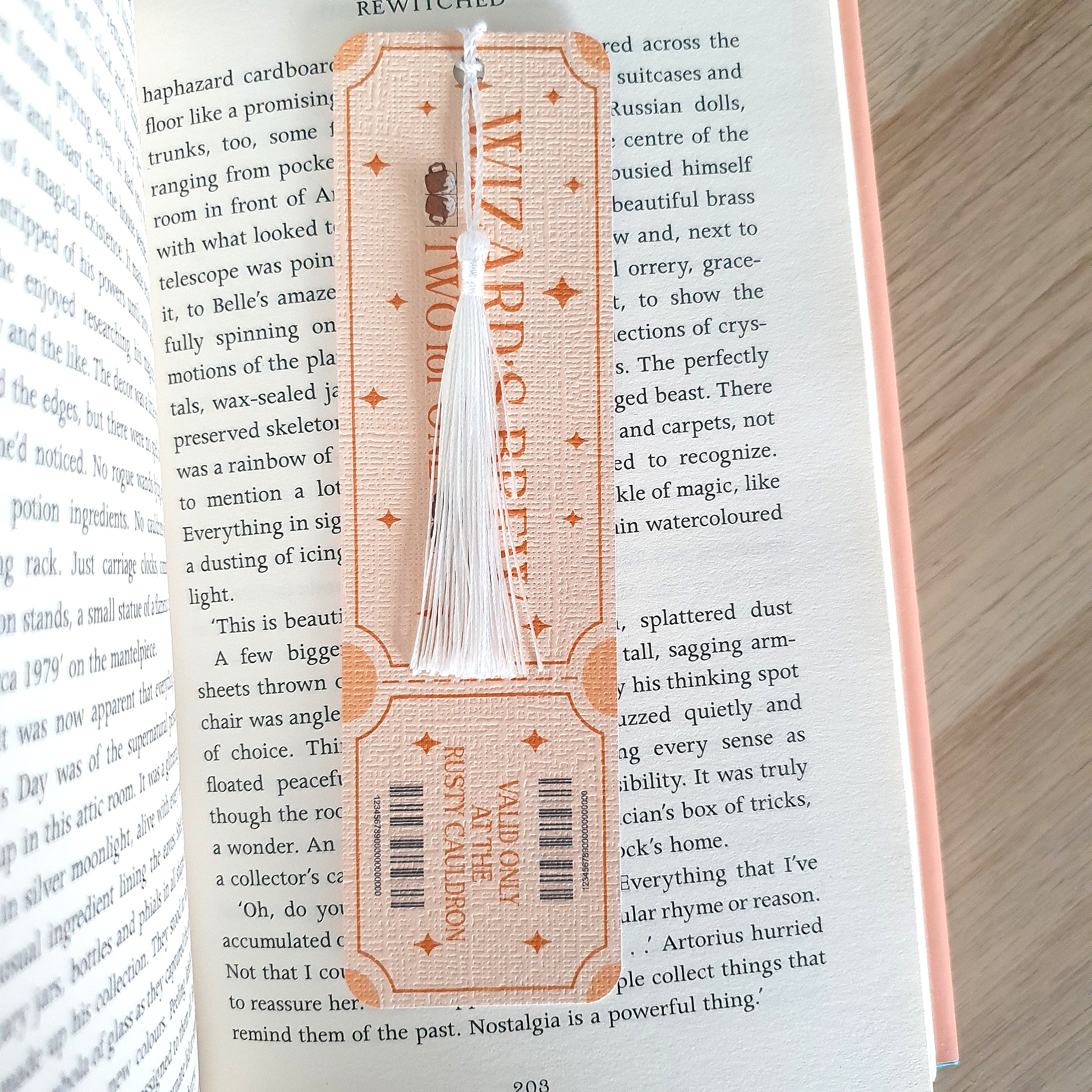 Wizard's Brew Ticket Bookmark
