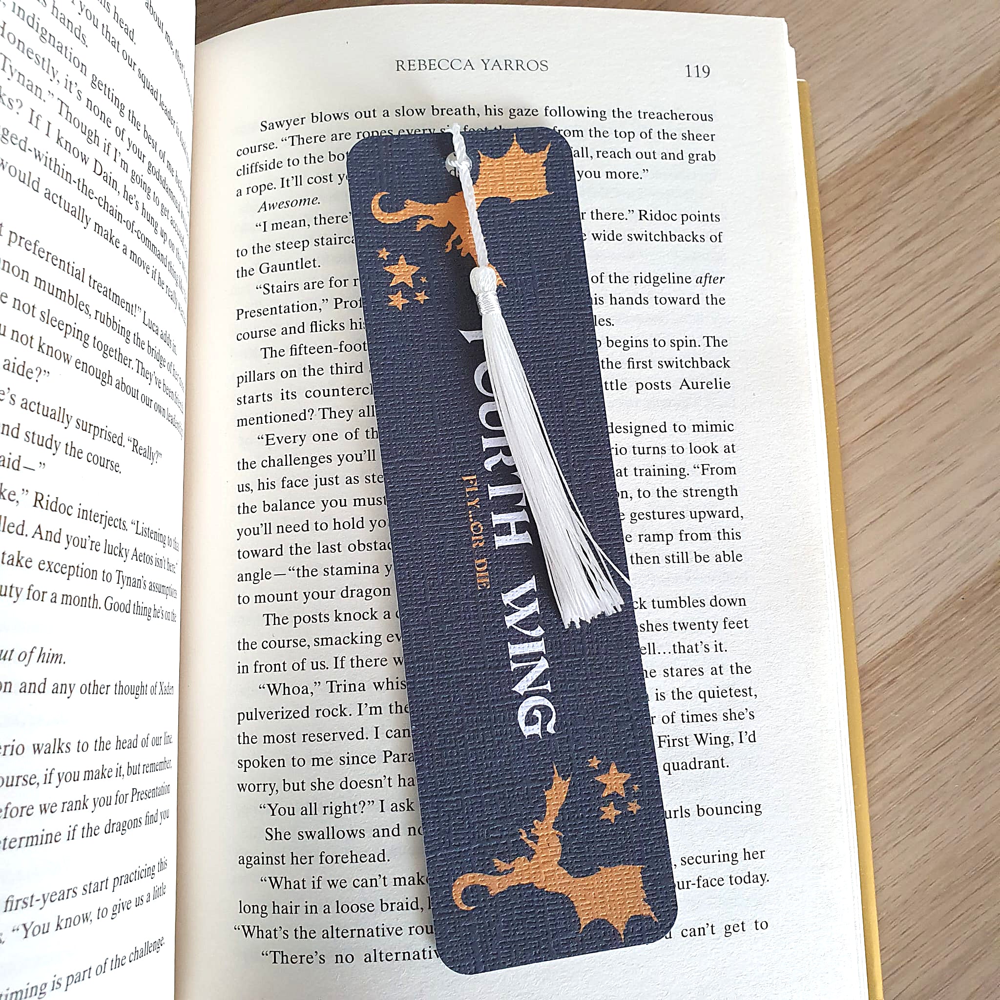 Fly or Die Fourth Wing Inspired Bookmark