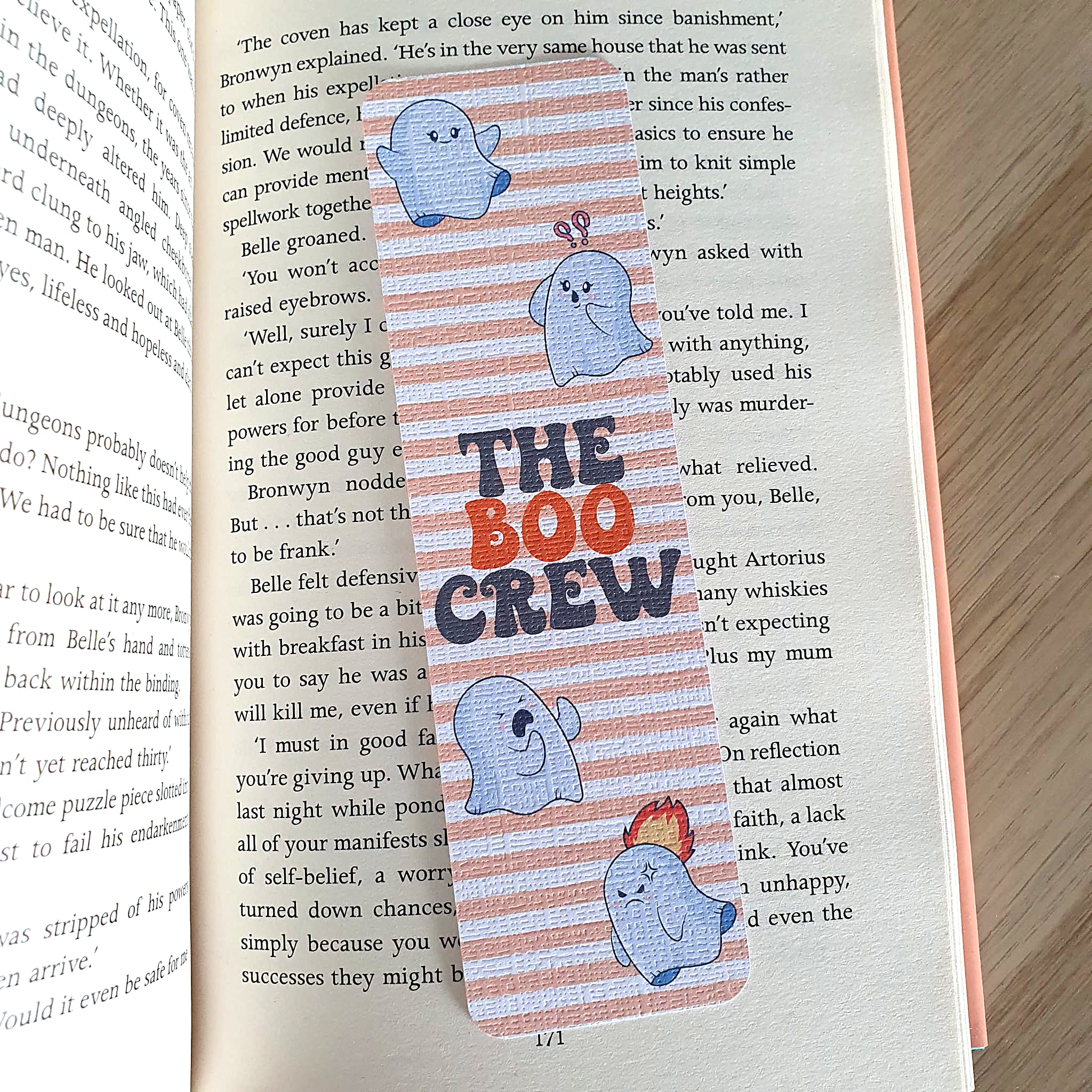 The Boo Crew Halloween Bookmark
