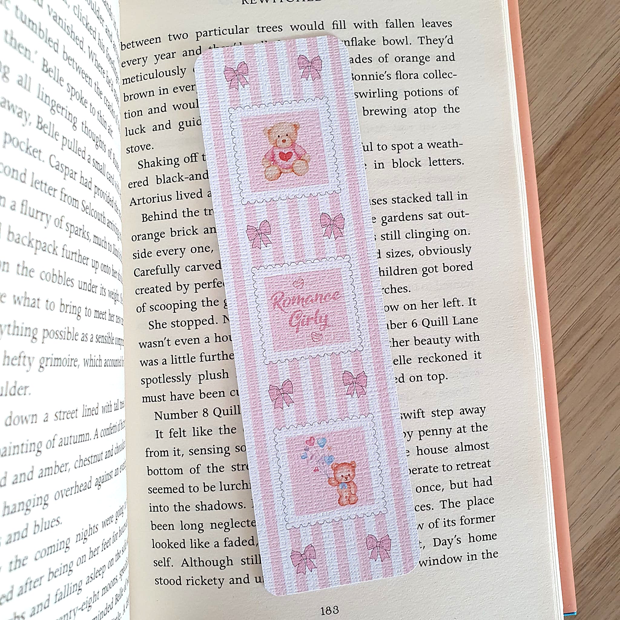 Romance Girly Bookmark