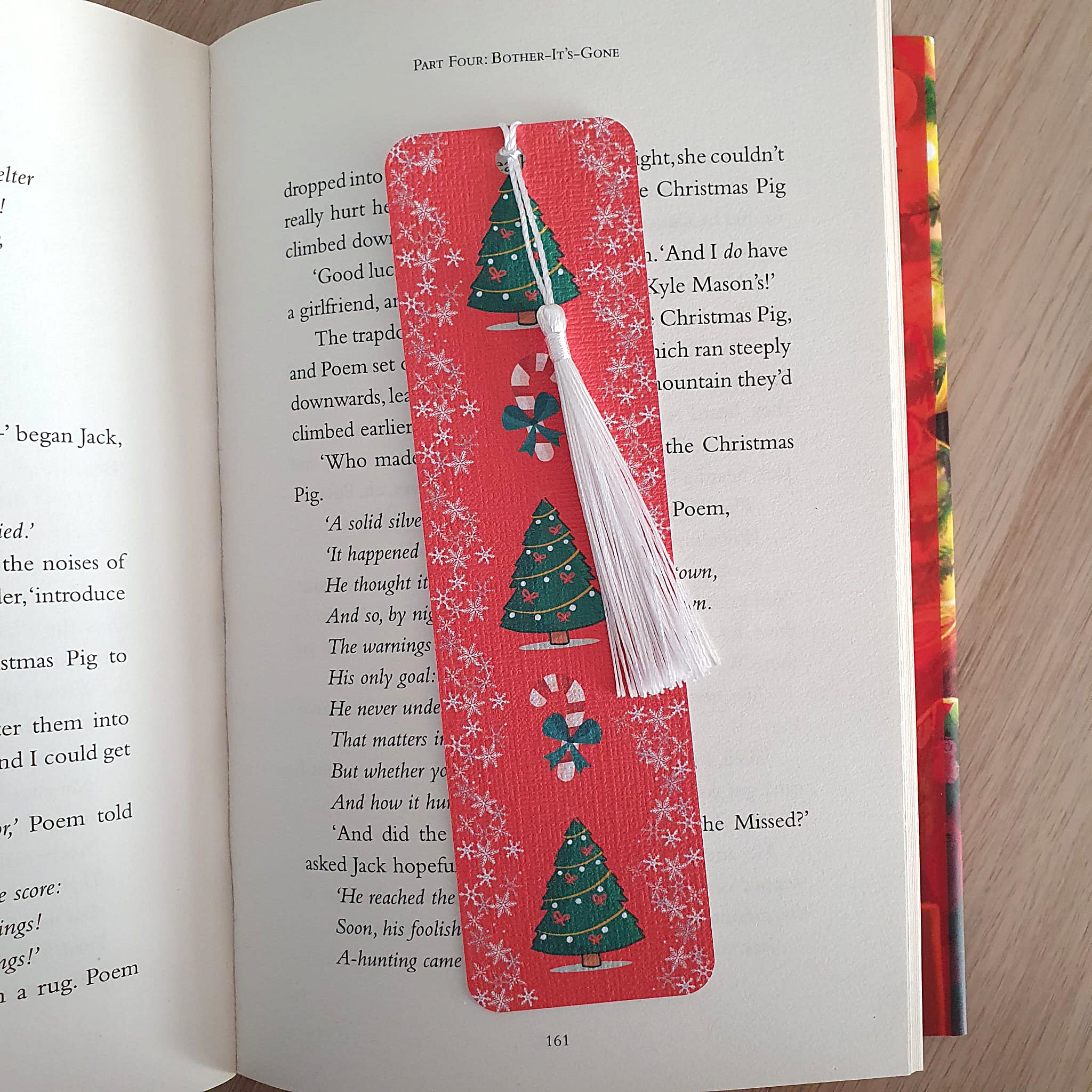 Christmas Tree and Candy Cane Bookmark