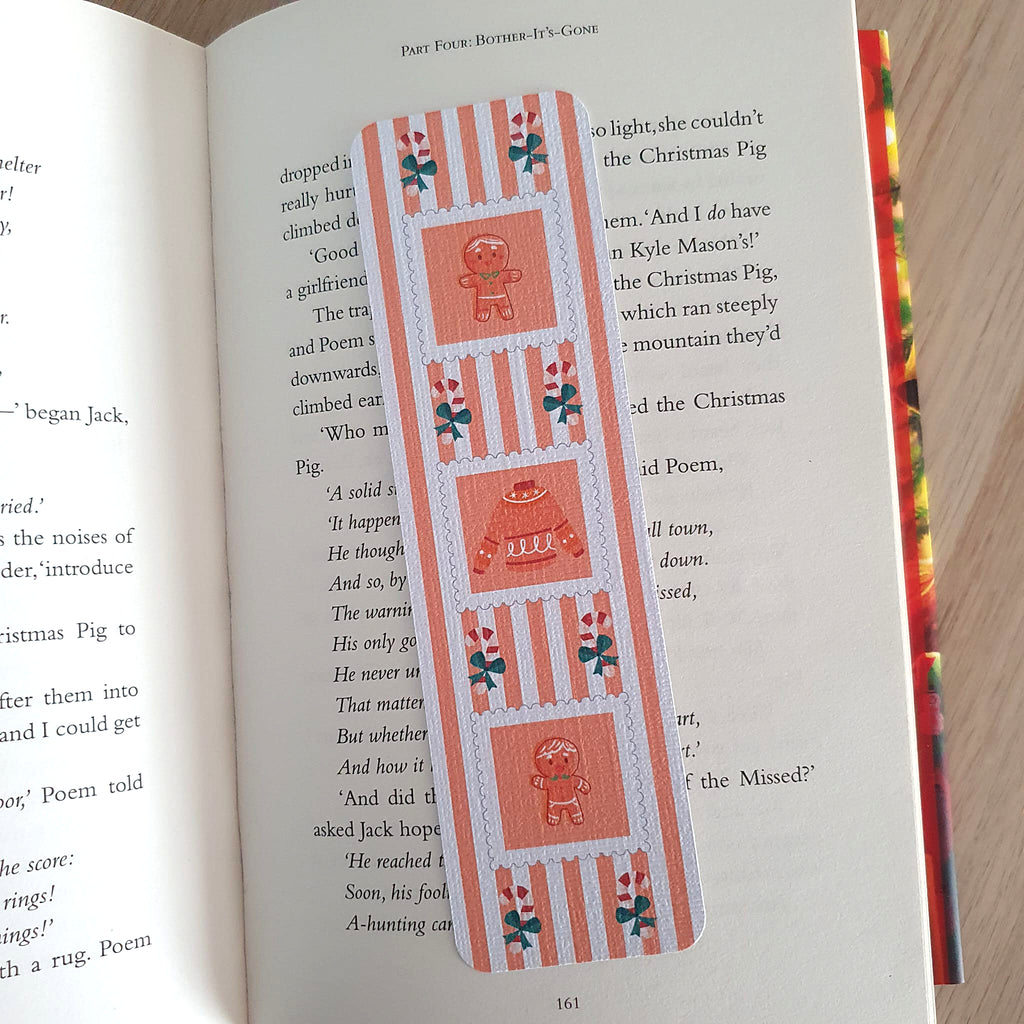 Gingerbread Christmas Bookmark