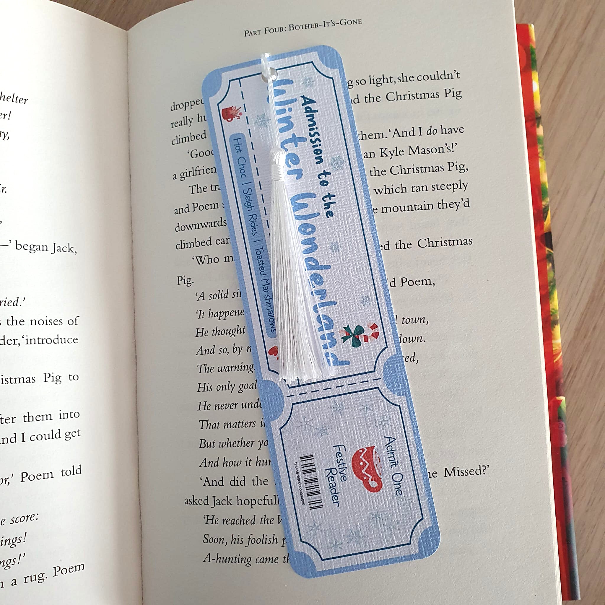 Winter Wonderland Ticket Bookmark