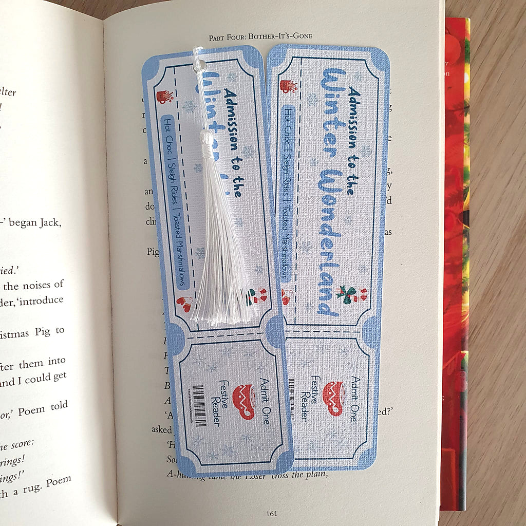 Winter Wonderland Ticket Bookmark