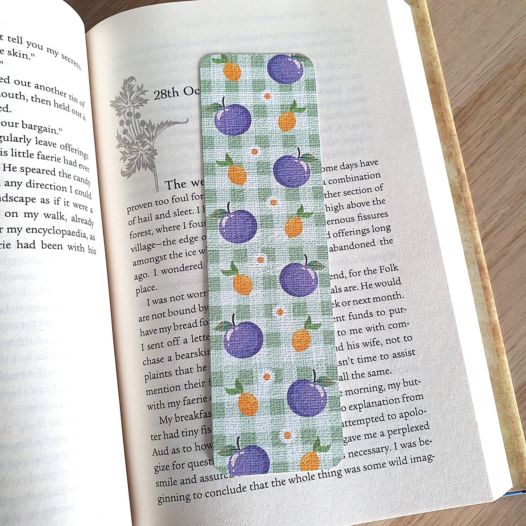 Blueberry Lemon Bookmark