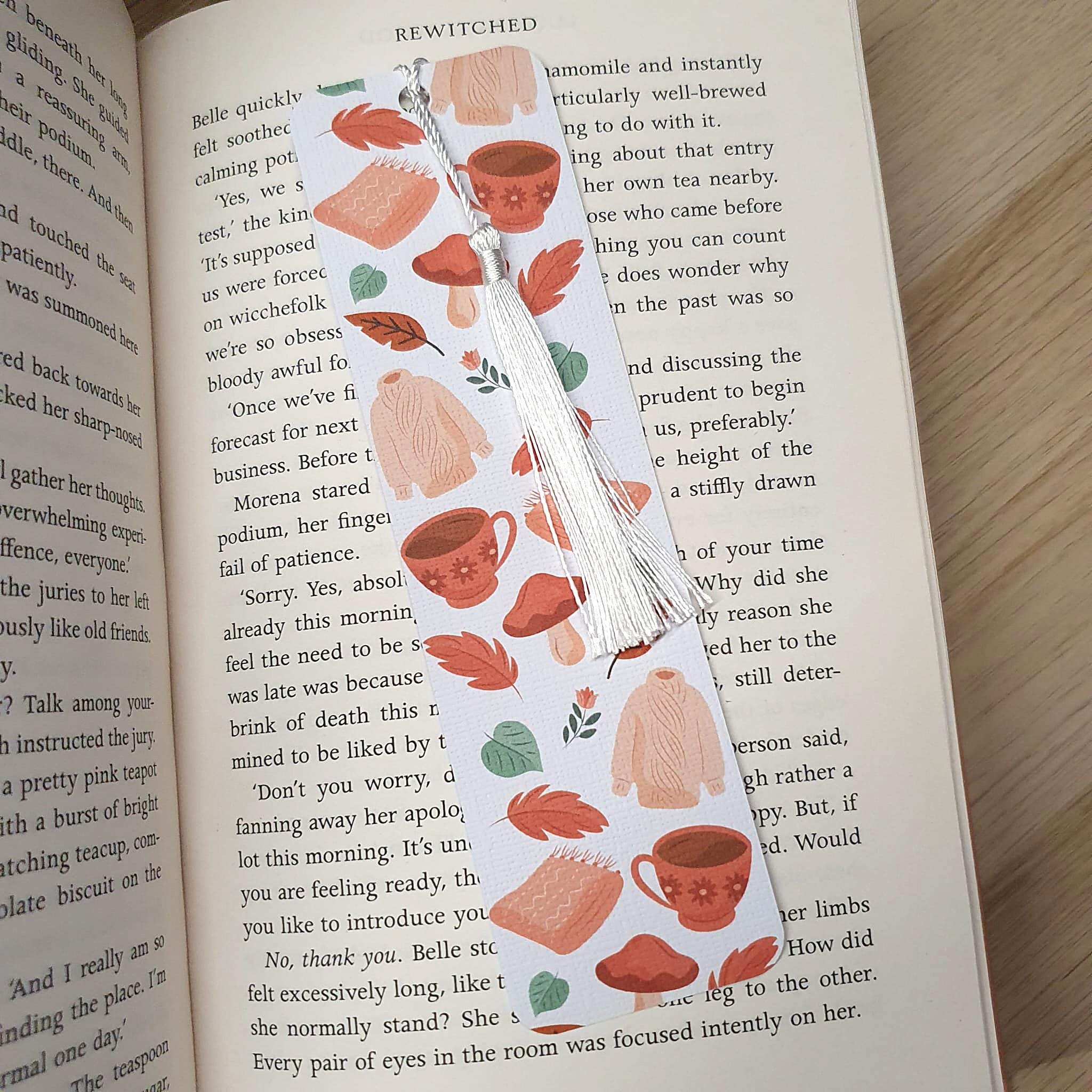 Cosy Autumn Bookmark