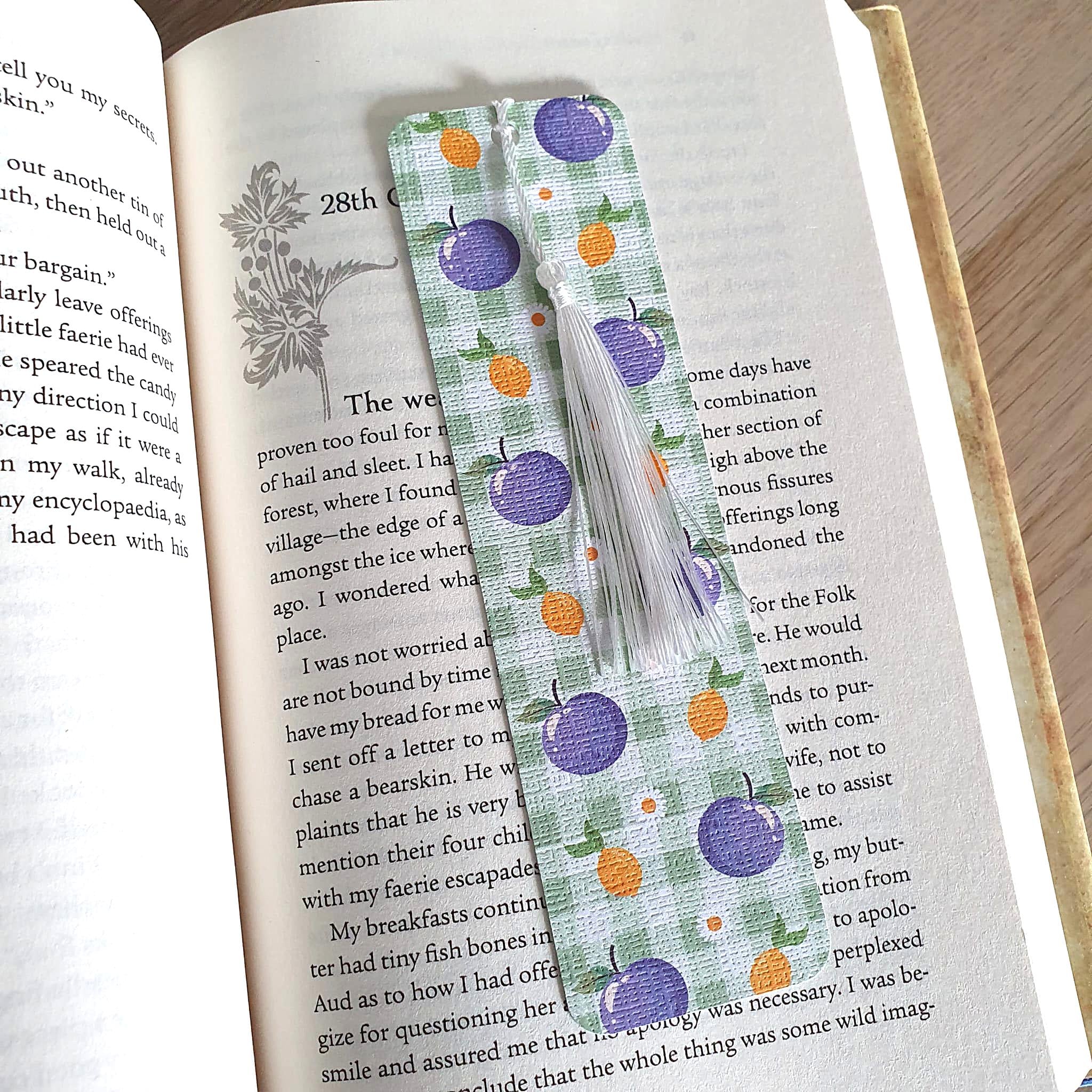 Blueberry Lemon Bookmark