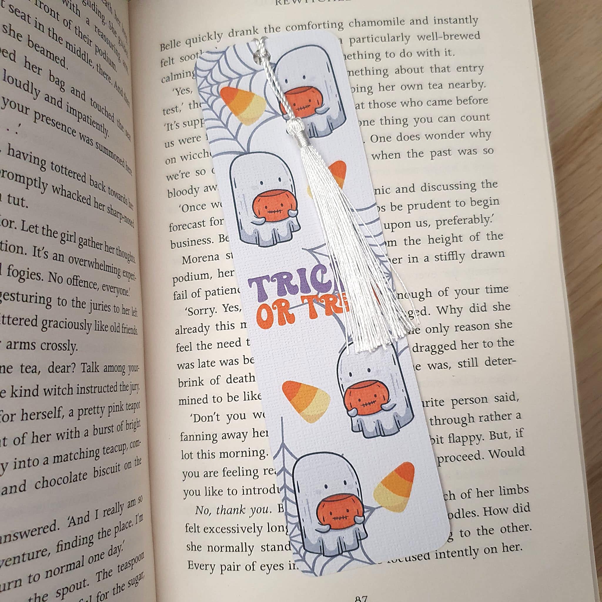 Trick or Treat Bookmark