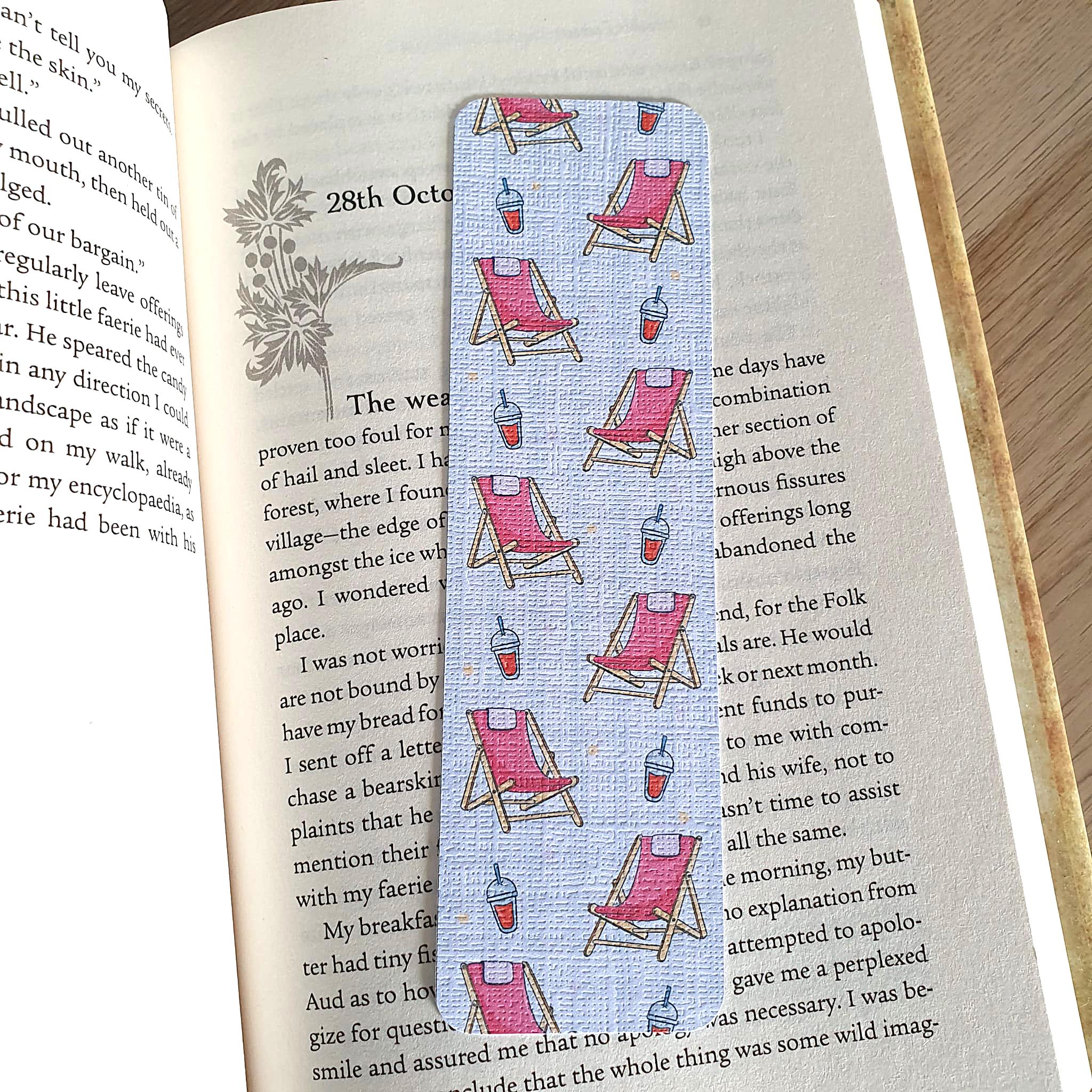 Beachy Deck Chair Bookmark