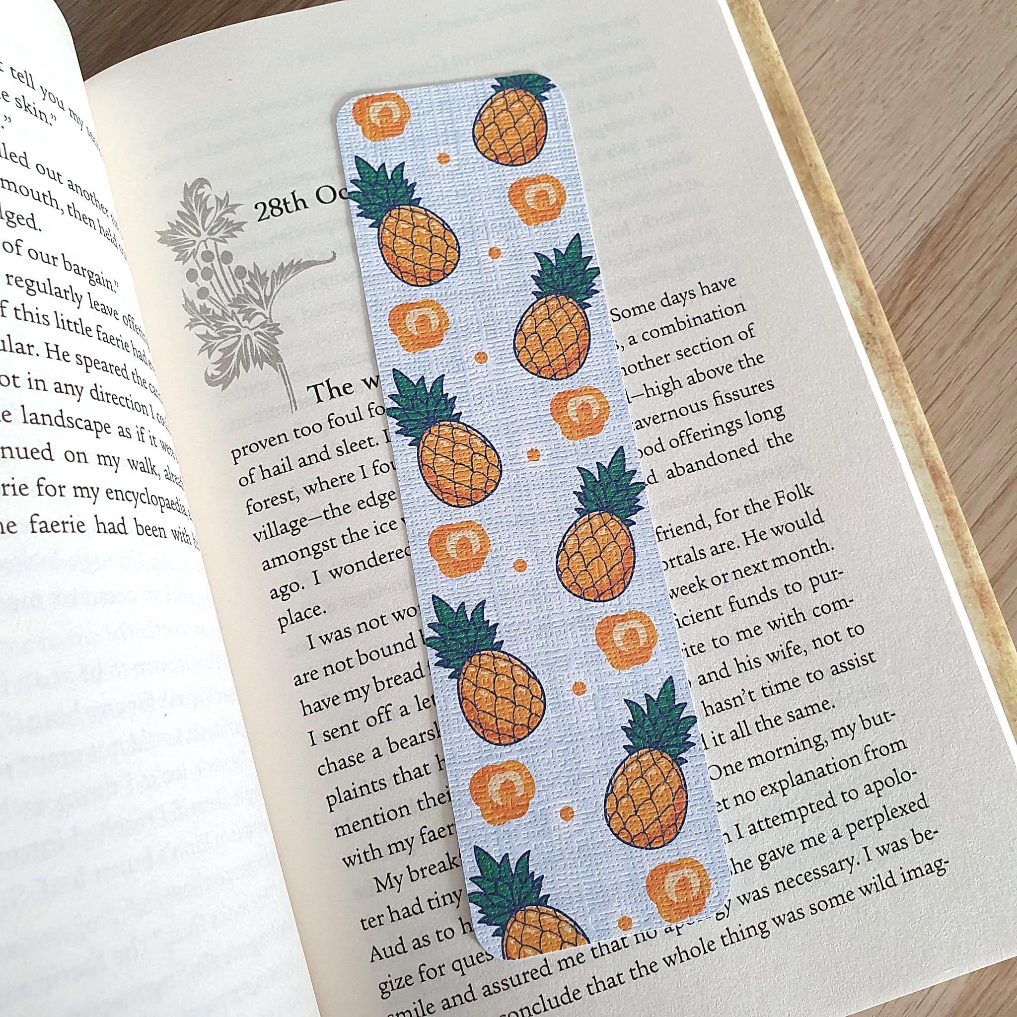 Tropical Pineapple Bookmark